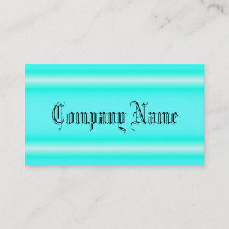 Minimalist Blue Neon by Kenneth Yoncich Business Card
