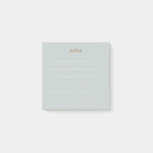 Minimalist Blue Notes with lines 