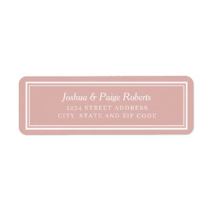 Minimalist Blush Pink Elegant Custom