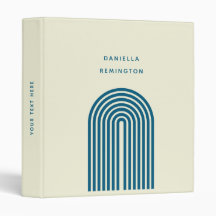 Minimalist Boho Blue Rainbow Arch Line