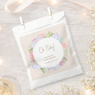 Minimalist Boho Cactus Desert Oh Baby Shower Favour Bag