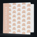 minimalist boho rainbow personalized binder<br><div class="desc">This minimalist boho rainbow personalized 3 ring binder makes a wonderful gift for a baby girl shower,  birthday,  new baby welcome gift or any other occasion.  This binder can be used as a photo album or memory keepsake (please note pages are not included).</div>