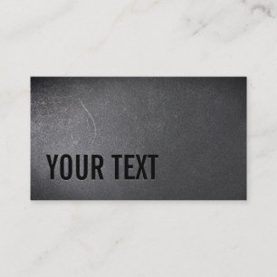 Minimalist Bold Text Dark Texture Instagram Business Card
