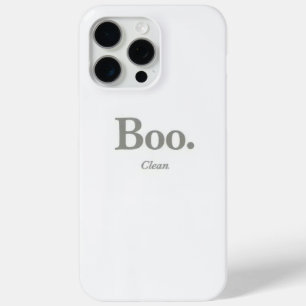 Minimalist Boo Halloween iPhone 15 Pro Max Case