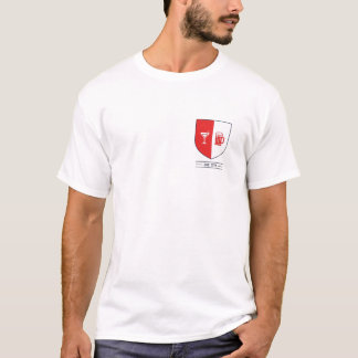 Minimalist Booze Shield Crest T-Shirt