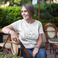 Minimalist Born in 1955 70th Birthday Party