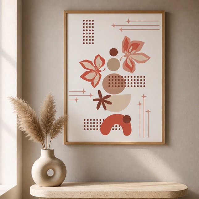 Minimalist Botanical Abstract Poster (Creator Uploaded)