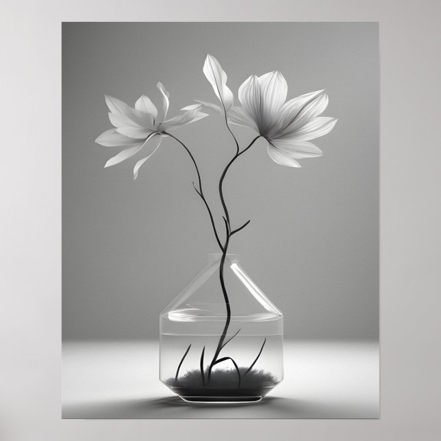 Minimalist Botanical Elegance  Poster (Front)