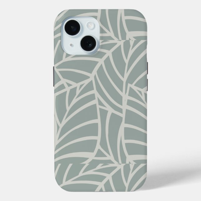  Minimalist Botanical Veins iPhone / iPad case (Back)