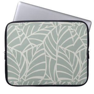 Minimalist Botanical Veins  Laptop Sleeve