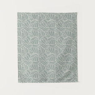 Minimalist Botanical Veins  Tapestry