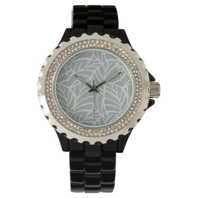 Minimalist Botanical Veins  Watch (Front)