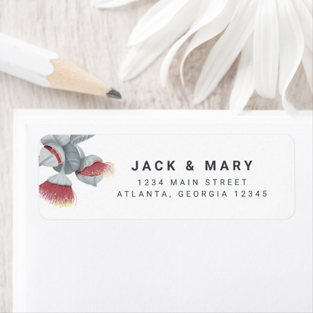 Minimalist Botanical Wedding Label (Insitu)