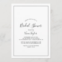 Minimalist Bridal Shower