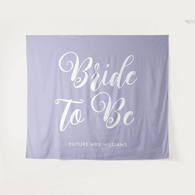 minimalist bride to be Bridal Shower Backdrop Tapestry (Front (Horizontal))