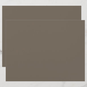 Minimalist Brown Letterhead Clean Modern Station