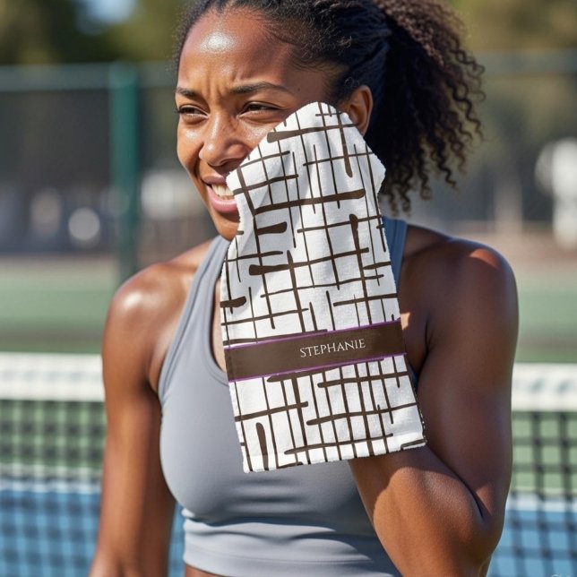 Minimalist Brown Linework Personalized | Dink Well (Créateur téléchargé)