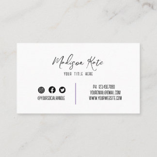 Minimalist Business Card