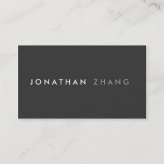 Minimalist Business Card
