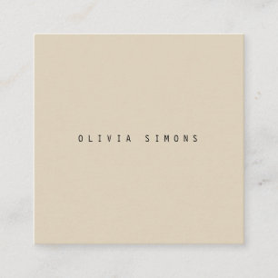 Minimalist Business Cards