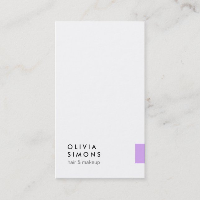 Minimalist Business Cards (Front)