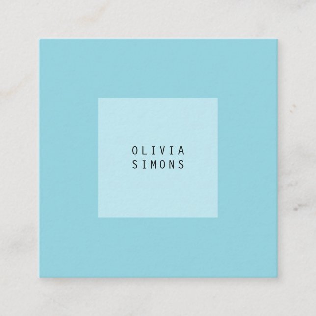 Minimalist Business Cards (Front)