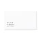 Minimalist Business Cards