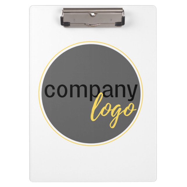 MINIMALIST BUSINESS COMPANY OWN LOGO BRAND WHITE CLIPBOARD (Front)