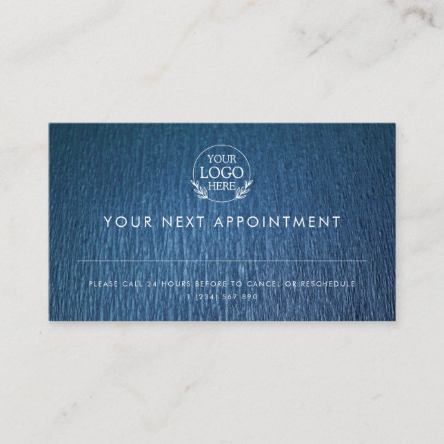 Minimalist Business Design with Custom Logo – Pro Appointment Card (Front)
