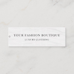 Minimalist Business Logo Clothing Label Hang Tag