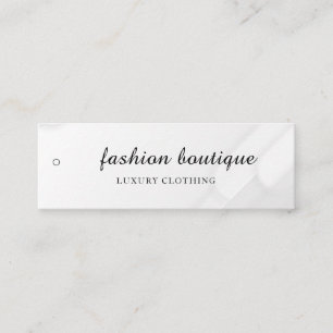 Minimalist Business Logo Clothing Label Hang Tag