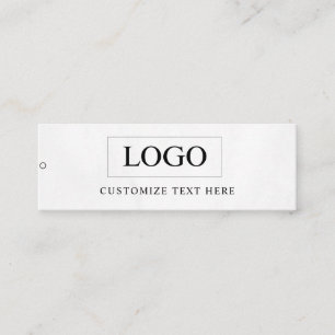 Minimalist Business Logo Clothing Label Hang Tag