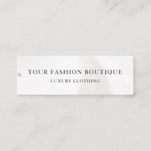 Minimalist Business Logo Clothing Label Hang Tag