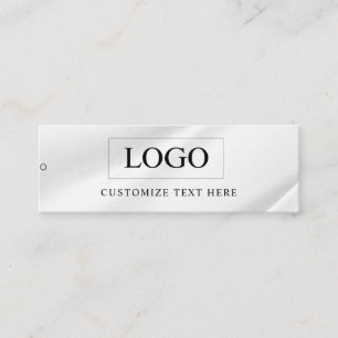 Minimalist Business Logo Clothing Label Hang Tag