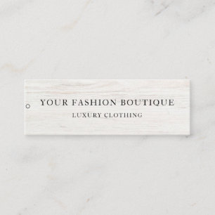 Minimalist Business Logo Clothing Label Hang Tag