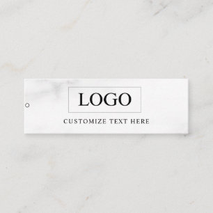 Minimalist Business Logo Clothing Label Hang Tag