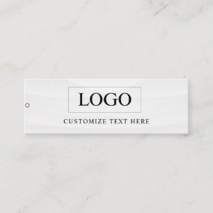 Minimalist Business Logo Clothing Label Hang Tag