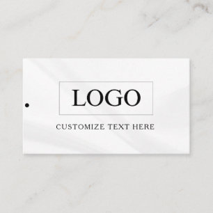 Minimalist Business Logo Clothing Label Hang Tag