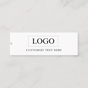 Minimalist Business Logo Clothing Label Hang Tag