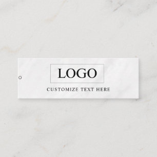Minimalist Business Logo Clothing Label Hang Tag