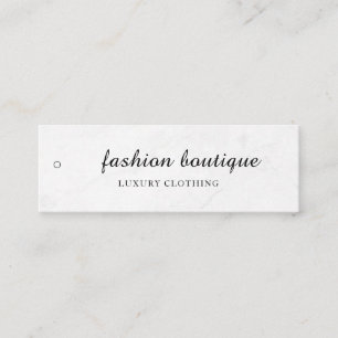 Minimalist Business Logo Clothing Label Hang Tag