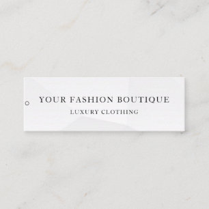 Minimalist Business Logo Clothing Label Hang Tag