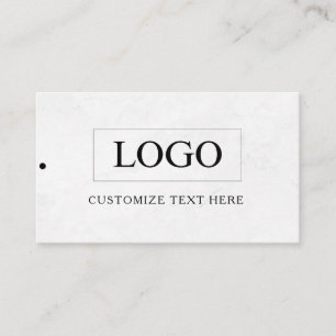 Minimalist Business Logo Clothing Label Hang Tag