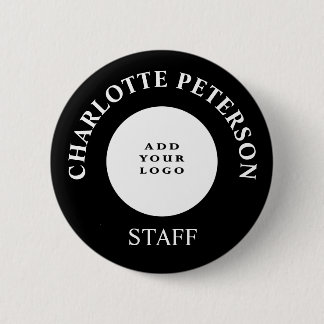 Minimalist Business Logo Custom  2 Inch Round Button