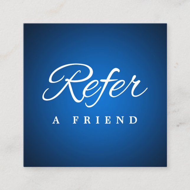 Minimalist Business Referral Card (Front)