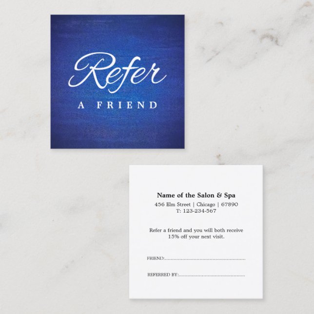 Minimalist Business Referral Card (Front/Back)