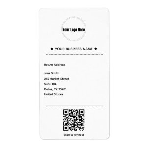 Minimalist Business Shipping Label