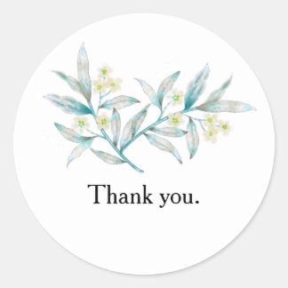 Minimalist Business Thank You Sticker