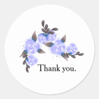 Minimalist Business Thank You Sticker