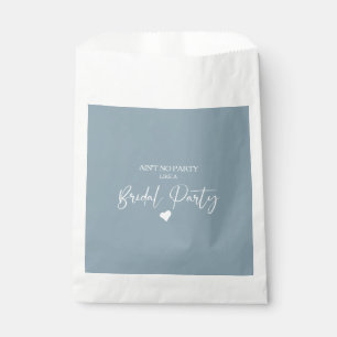 Minimalist Calligraphy Bridal Party  Favour Bag